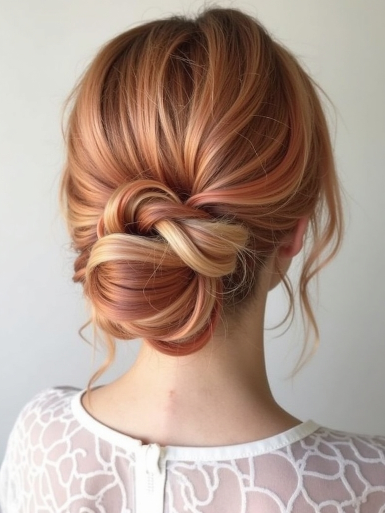 Gradient Copper Peach: 39 Copper Peach Hair Color Ideas
