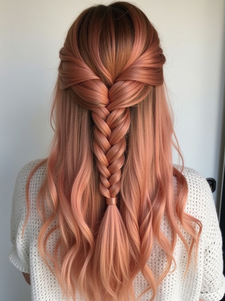 Smoked Copper Peach: 39 Copper Peach Hair Color Ideas