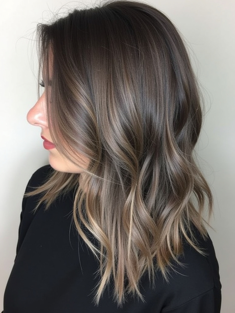 Winter Hair Color Ideas: Cinnamon Spice Balayage