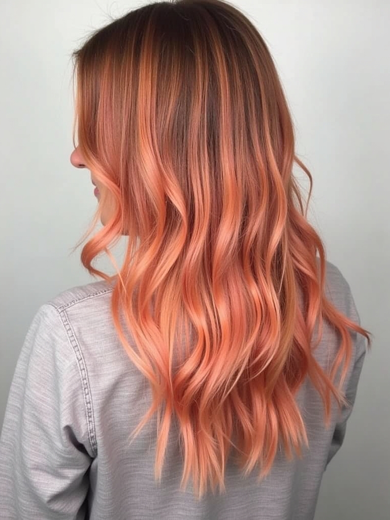 Pastel Copper Peach: 39 Copper Peach Hair Color Ideas