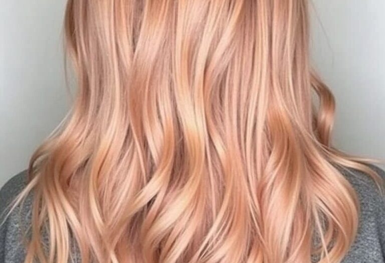 Rose Gold Copper Peach: 39 Copper Peach Hair Color Ideas