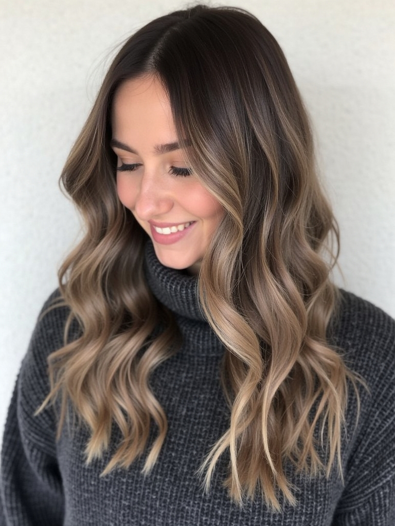 Winter Hair Color Ideas: Ash Blonde Highlights