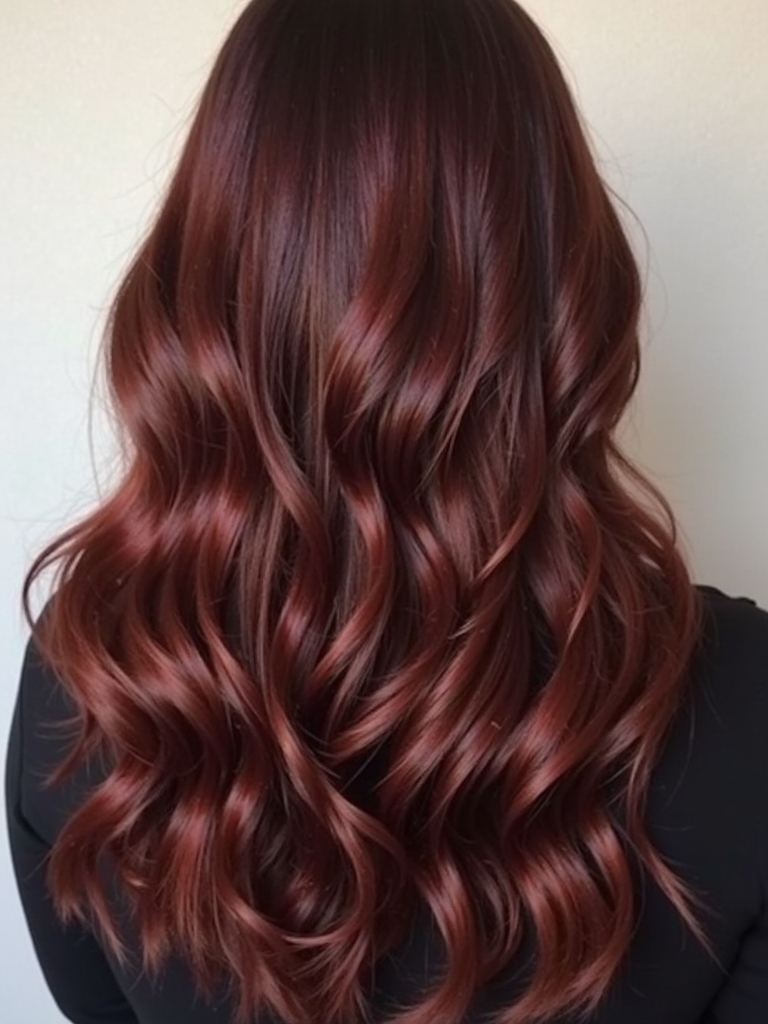 Winter Hair Color Ideas: Mocha Swirl