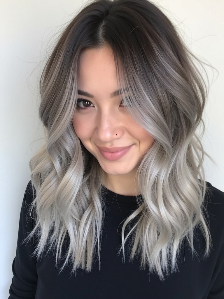 Winter Hair Color Ideas: Warm Copper Balayage