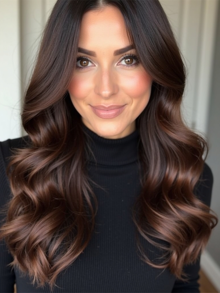 Winter Hair Color Ideas: Velvet Plum