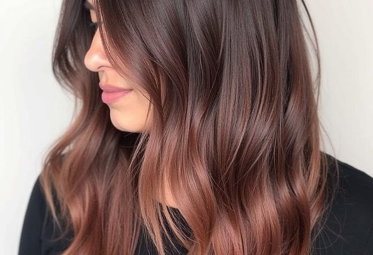 Winter Hair Color Ideas: Mahogany Dream