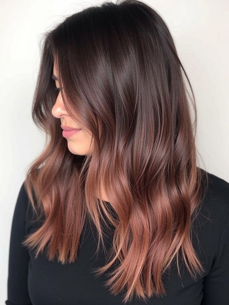 Winter Hair Color Ideas: Mahogany Dream