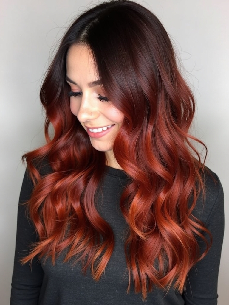 Fall Hair Colors: Caramel Swirl Balayage