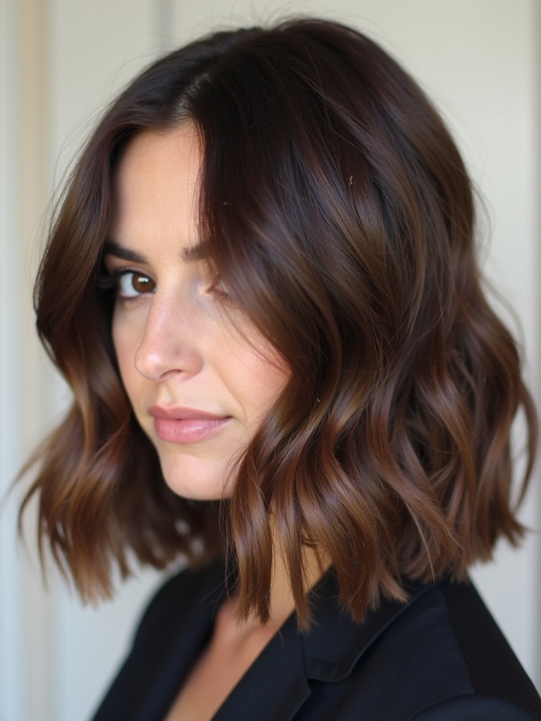 Winter Hair Color Ideas: Cinnamon Swirl