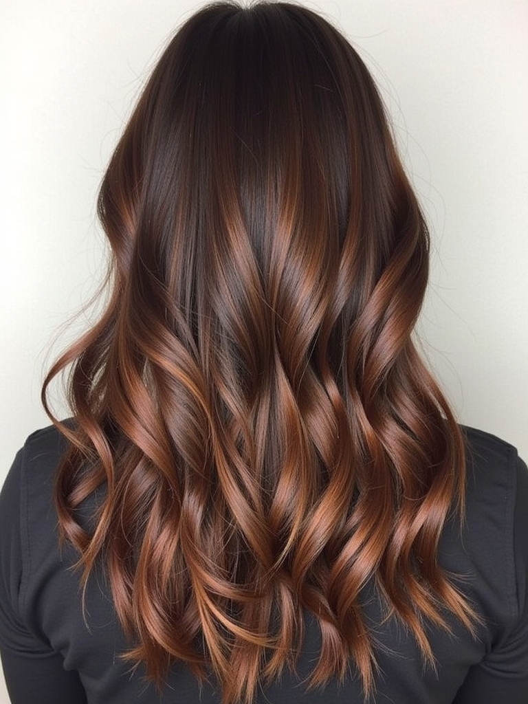 Fall Hair Colors For Brunettes: Burgundy Wine Hues