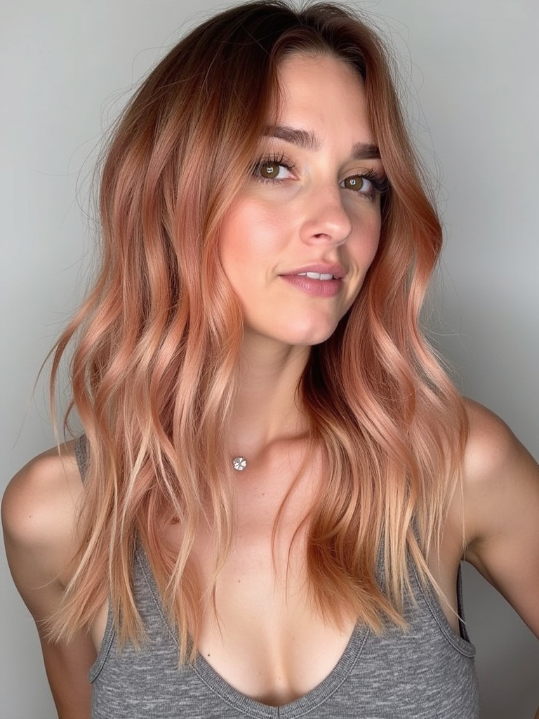 Copper Peach Bob: 39 Copper Peach Hair Color Ideas