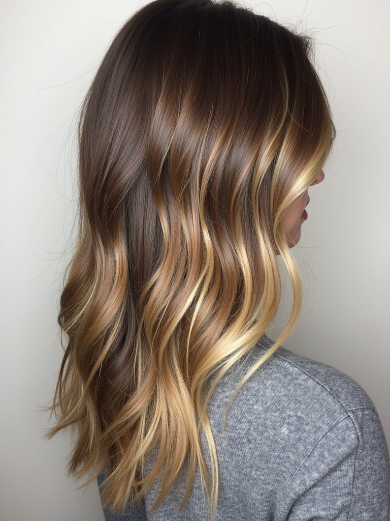 Fall Brown Hair: Caramel Dipped Ends
