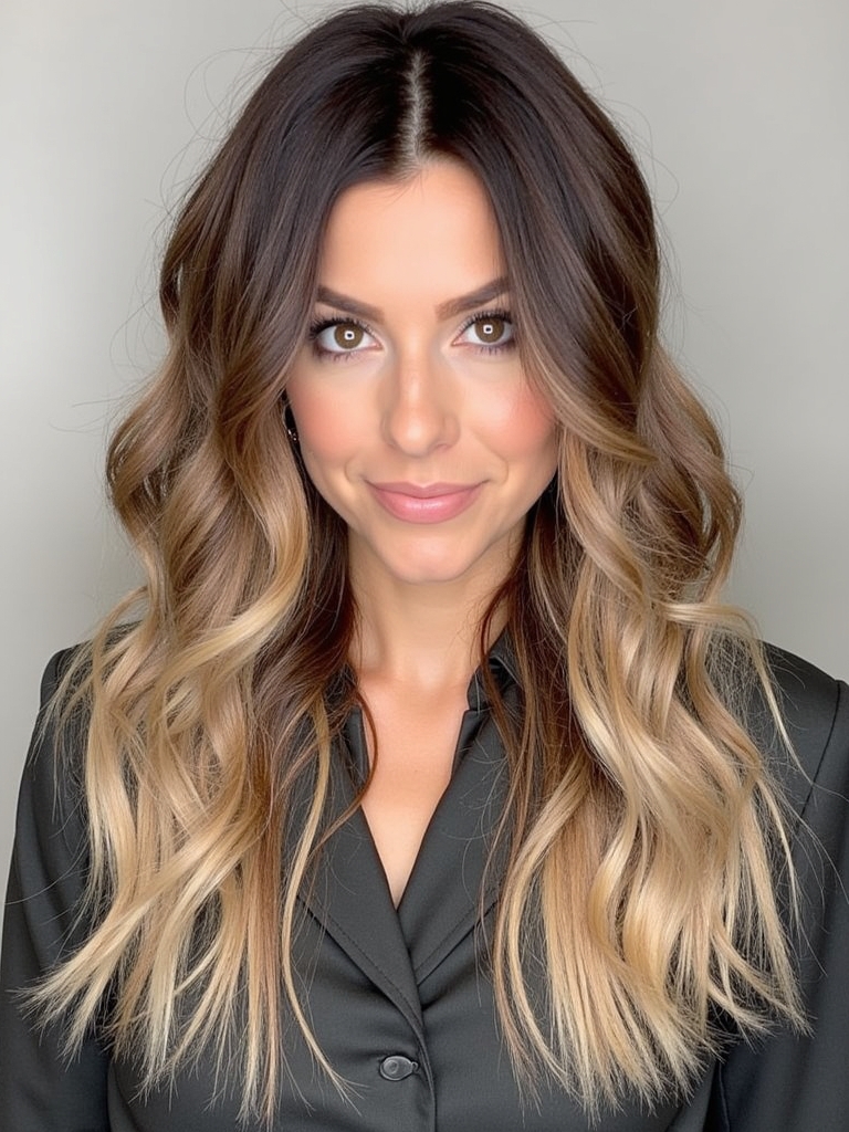 Fall Brown Hair: Bronde Balayage