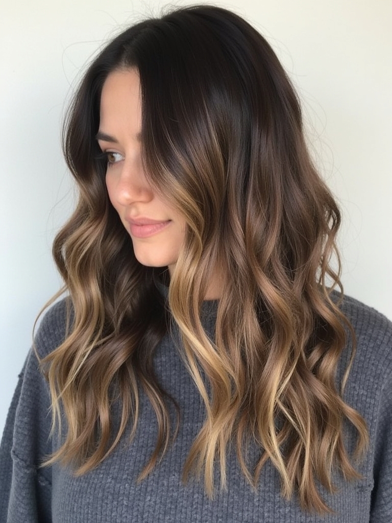 Fall Brown Hair: Mahogany Swirl