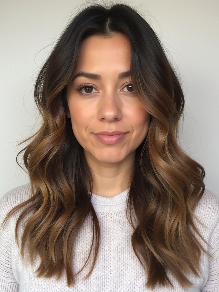 Fall Brown Hair: Cinnamon Spice Highlights