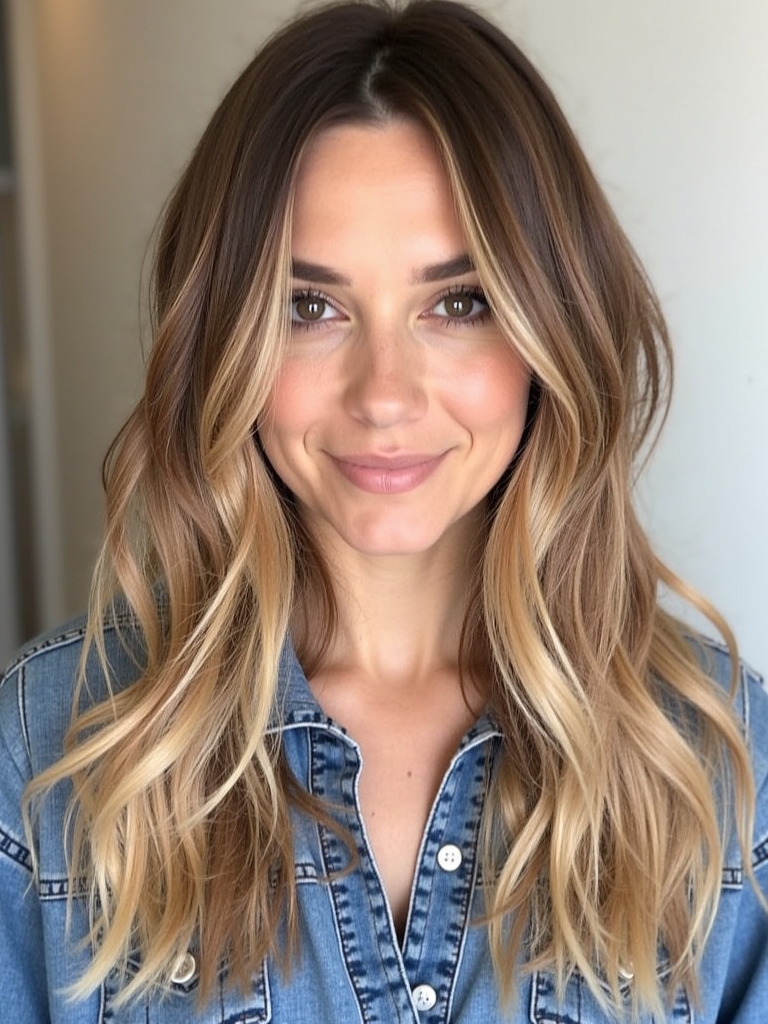 Fall Hair Colors For Blondes: Golden Honey Balayage