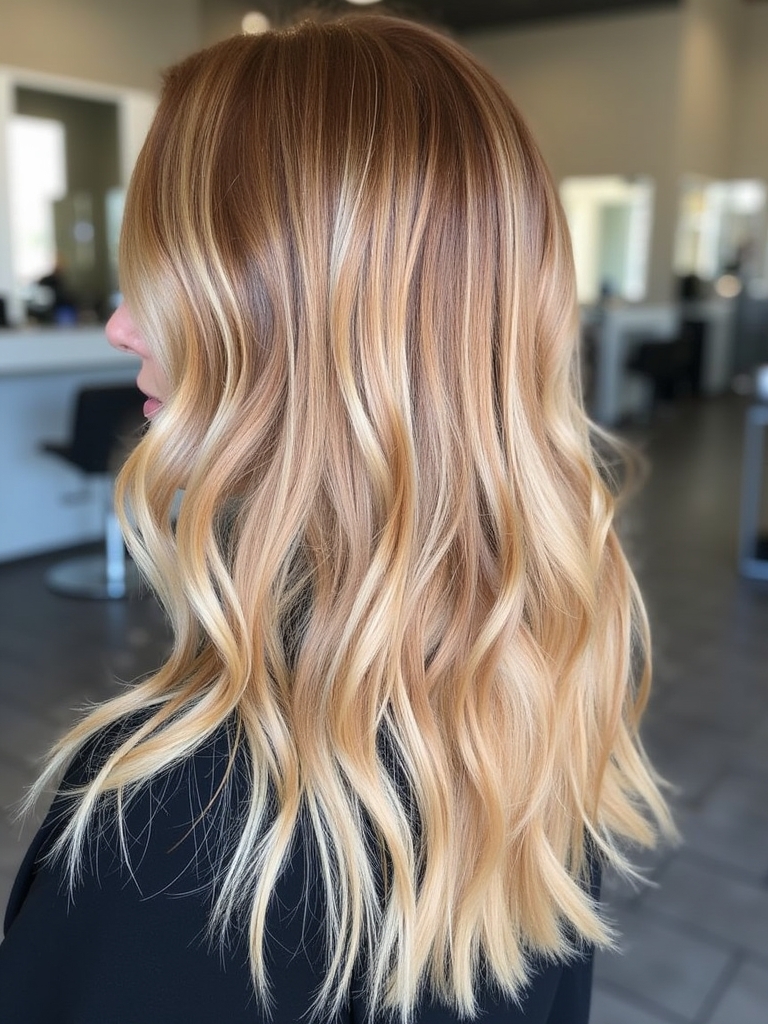 Fall Hair Colors For Blondes: Espresso Lowlights on Blonde