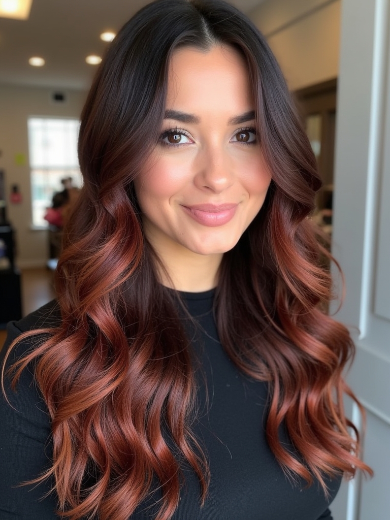 Brunette Balayage Hair: Caramelized Pecan Blends