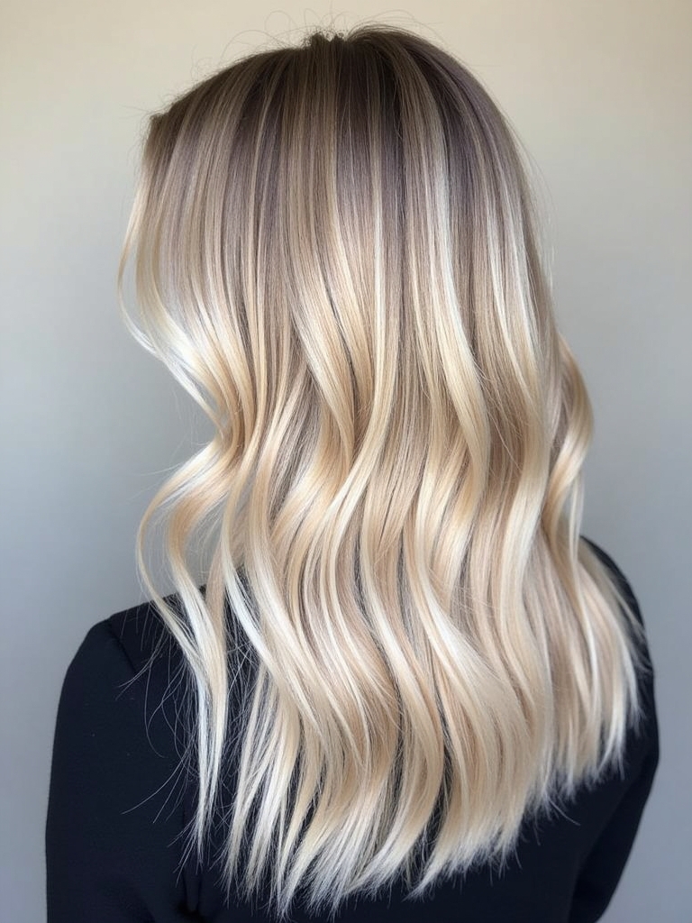 Fall Hair Colors For Blondes: Wheat Blonde with Ashy Lowlights