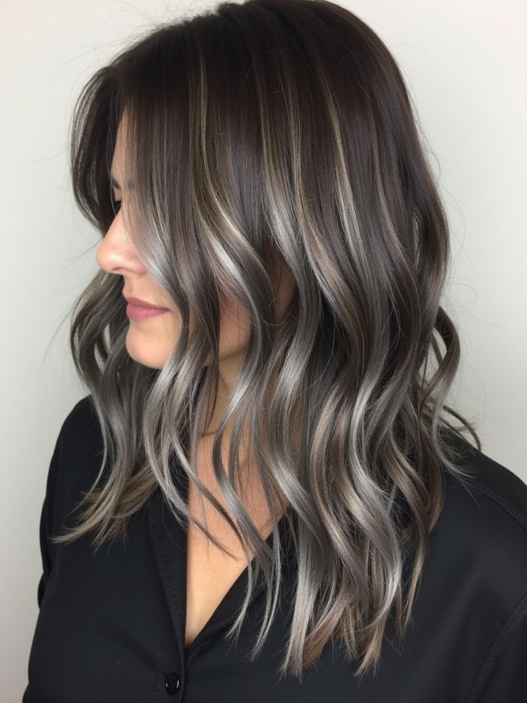 Cool Tone Brown Hair: Ashy Golden Brown Balayage