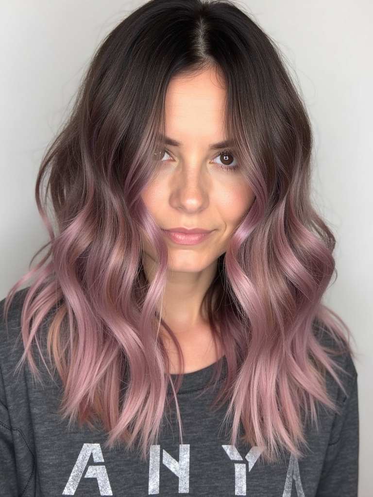 Brunette Balayage Hair: Chestnut Kissed Balayage