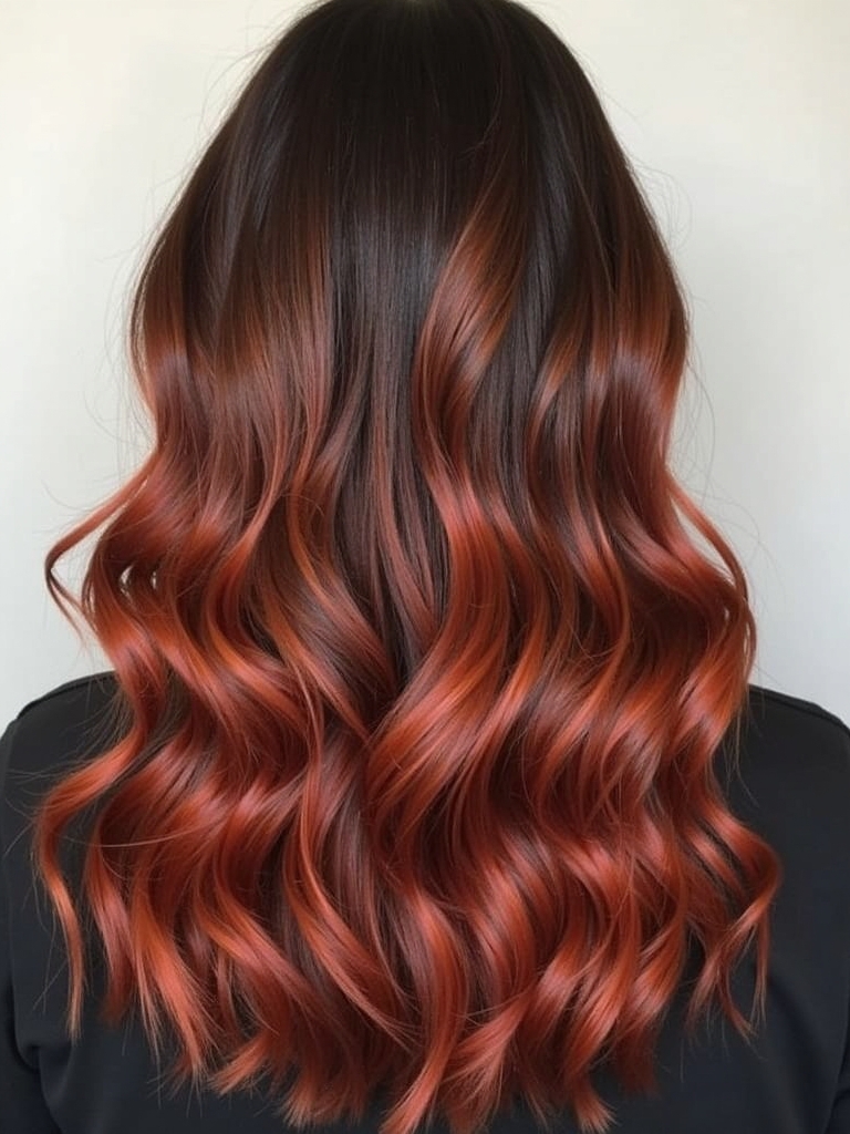 Brunette Balayage Hair: Golden Toffee Streaks