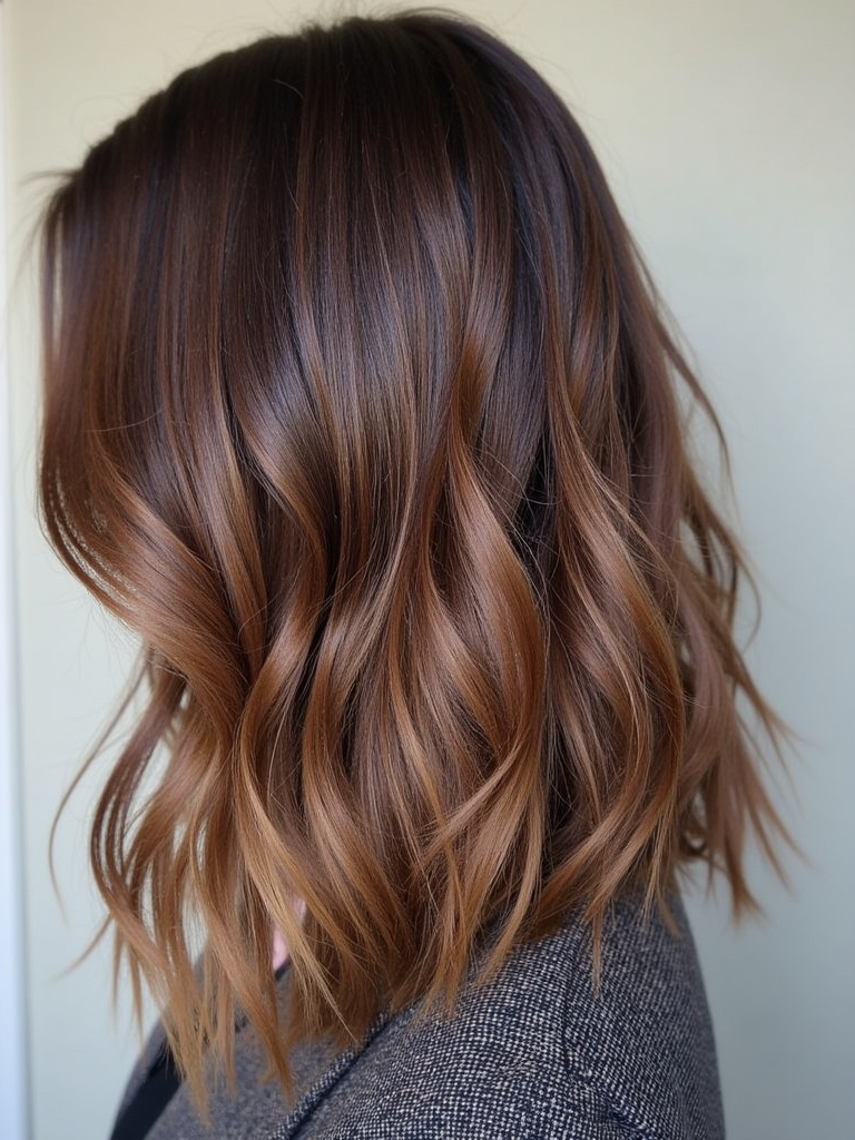 Brunette Balayage Hair: Vanilla Bean Ribbon