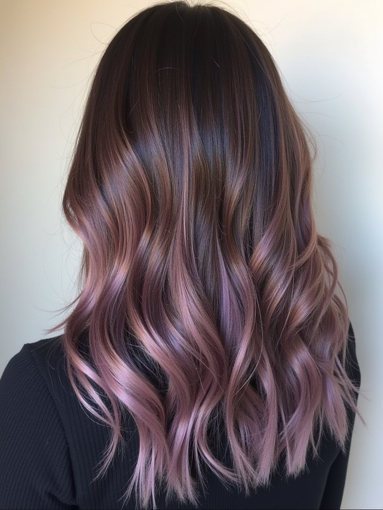 Brunette Balayage Hair: Subtle Honeyed Ends