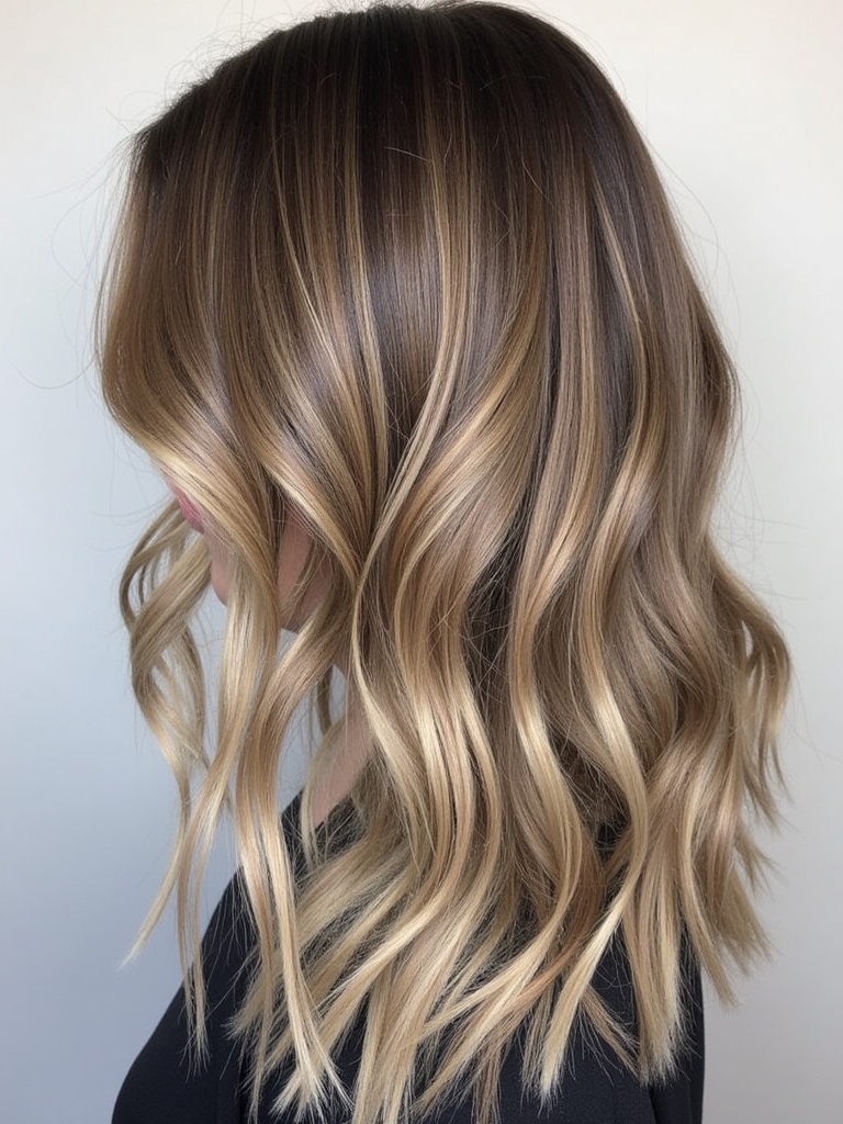 Mushroom Bronde With Ashy Ends