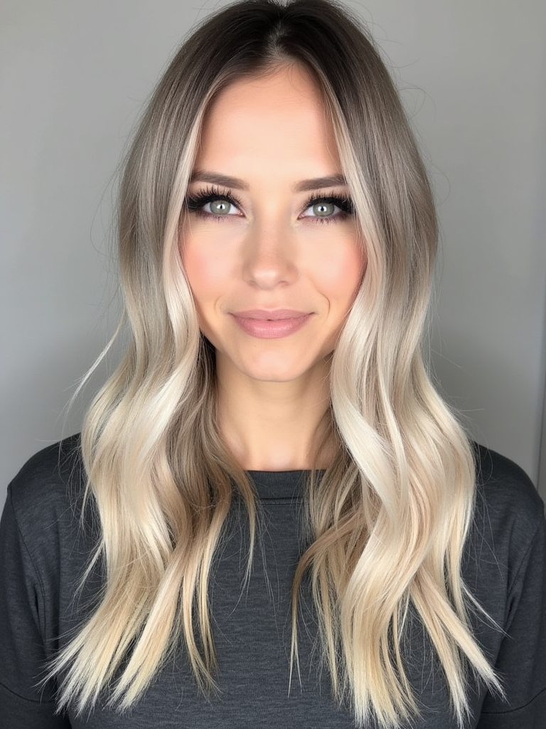 Fall Hair Colors For Blondes: Buttery Blonde with Lowlights