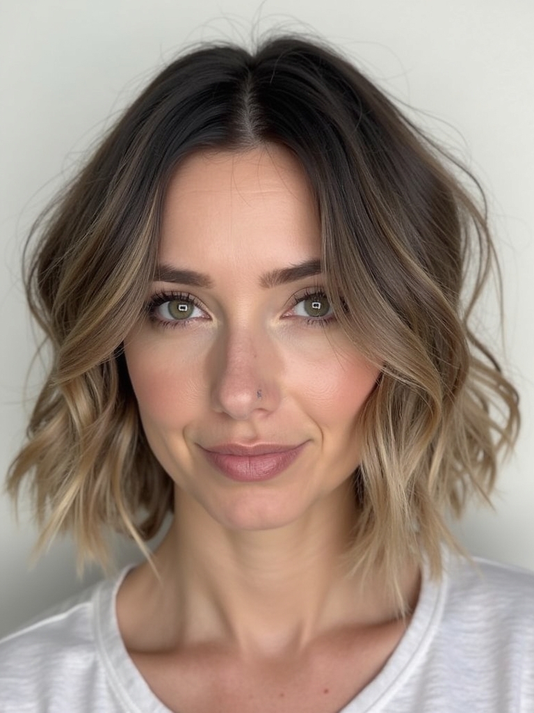 Mushroom Bronde Money Piece