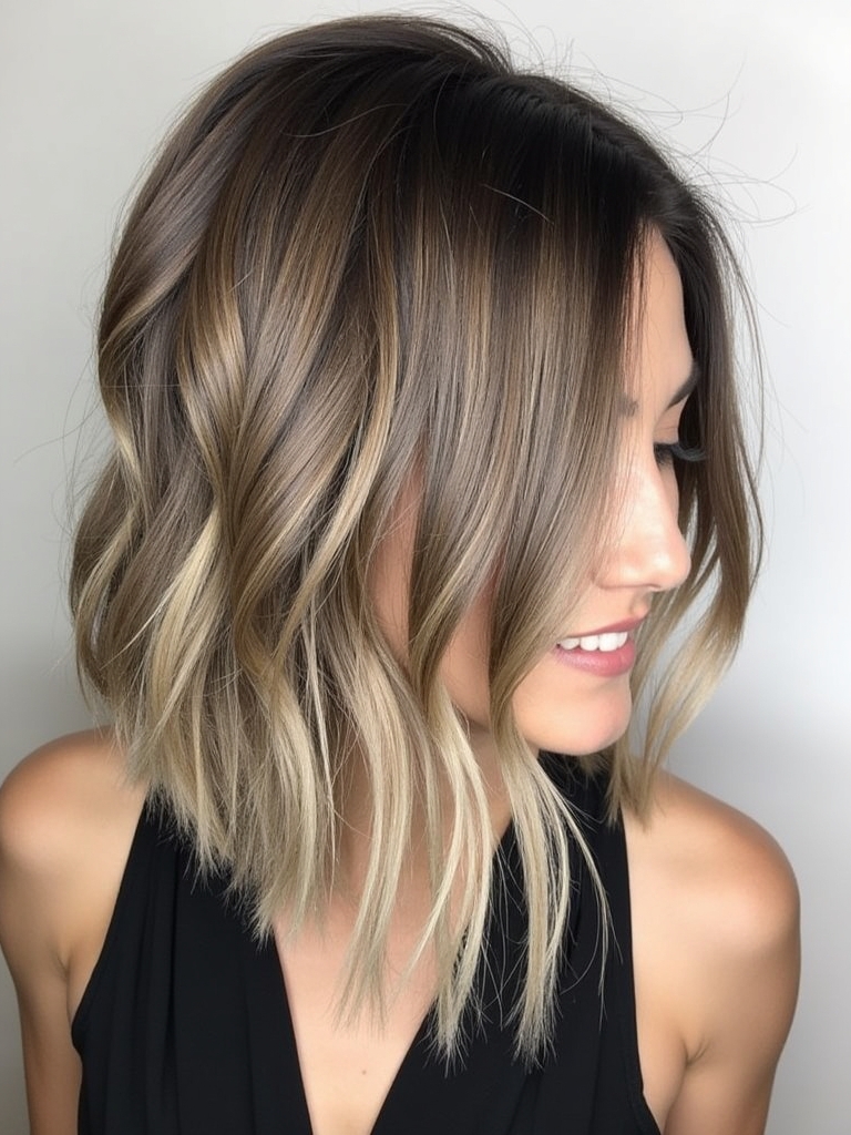 Mushroom Bronde Balayage