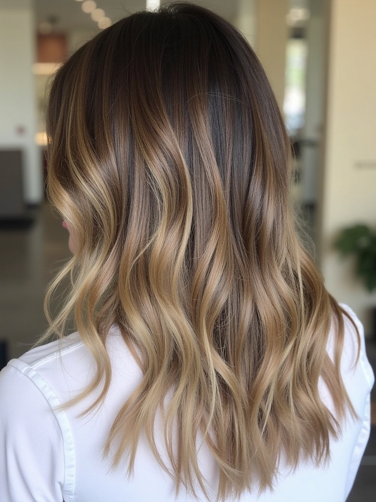 Mushroom Bronde Lob