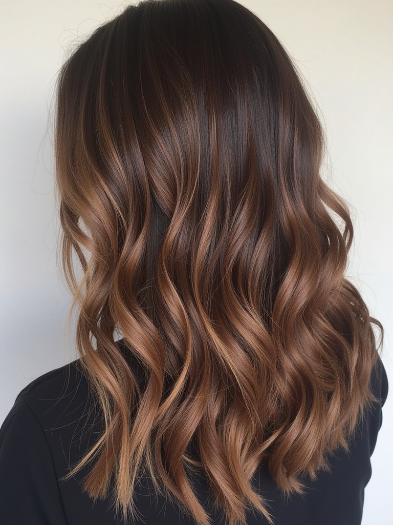 Brunette Balayage Hair: Ash Brunette Balayage