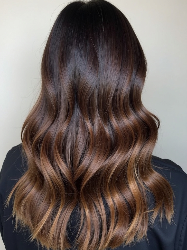 Brunette Balayage Hair: Sun-Kissed Auburn Tones