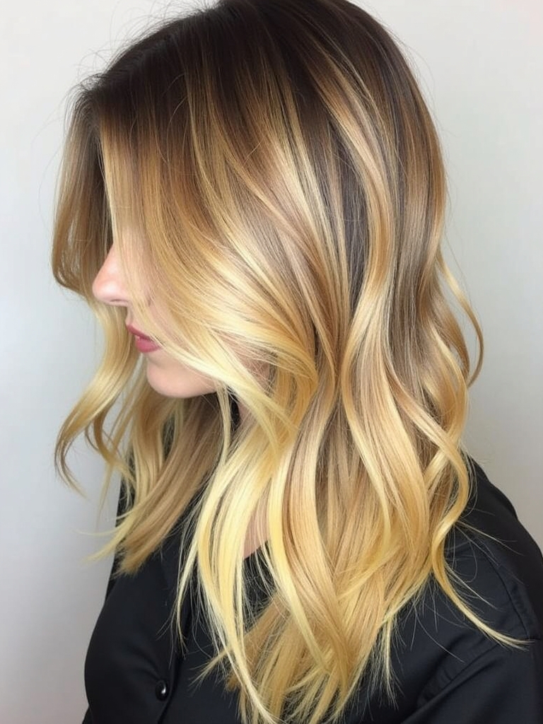Fall Hair Colors For Blondes: Caramel Swirl Balayage